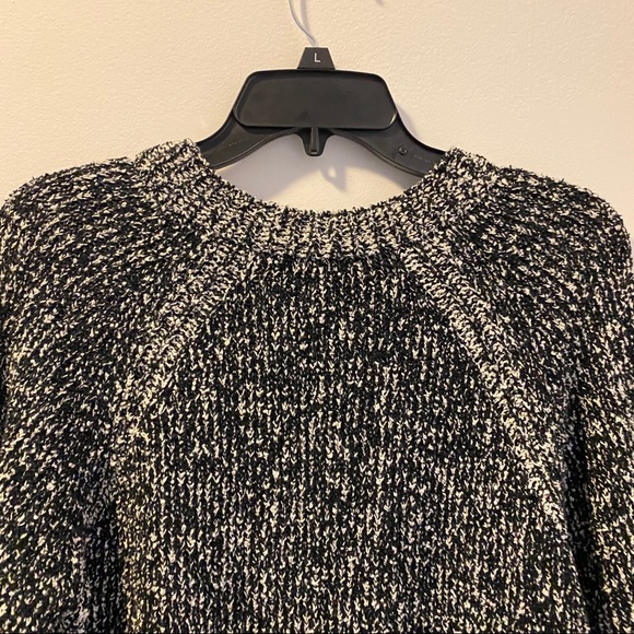 Eileen Fisher Black and White Crewneck Sweater - Picture 8 of 9